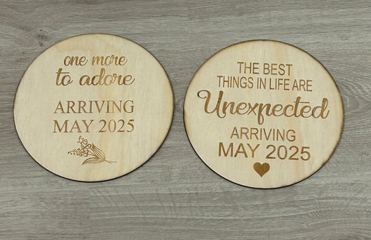 Announcement plaques