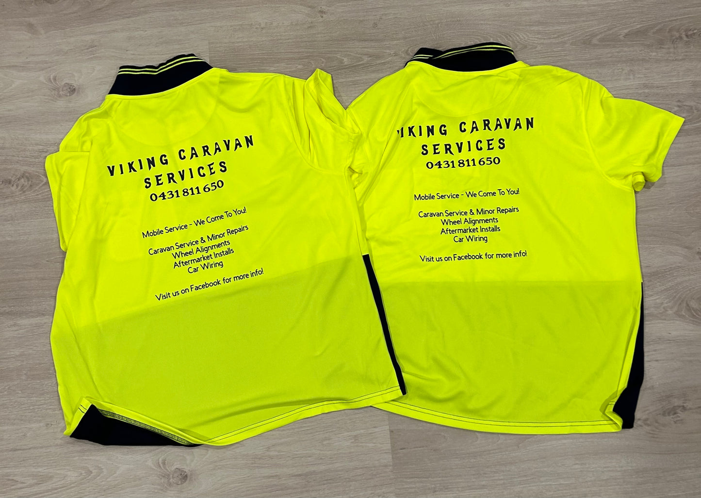 Business Shirts for Viking Caravan Service