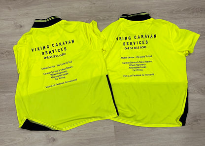 Business Shirts for Viking Caravan Service