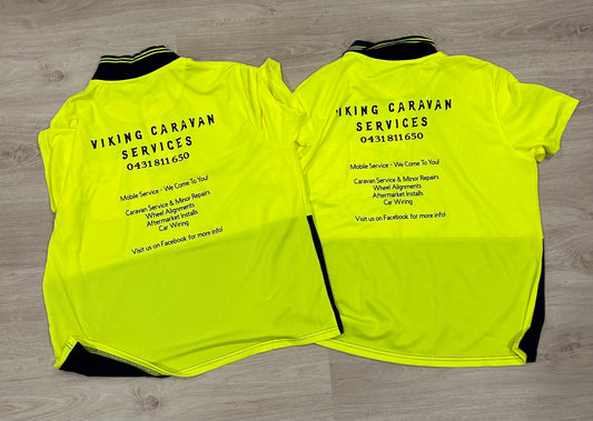 Business Shirts for Viking Caravan Service