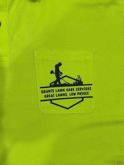 Business shirt for Grants lawn care service