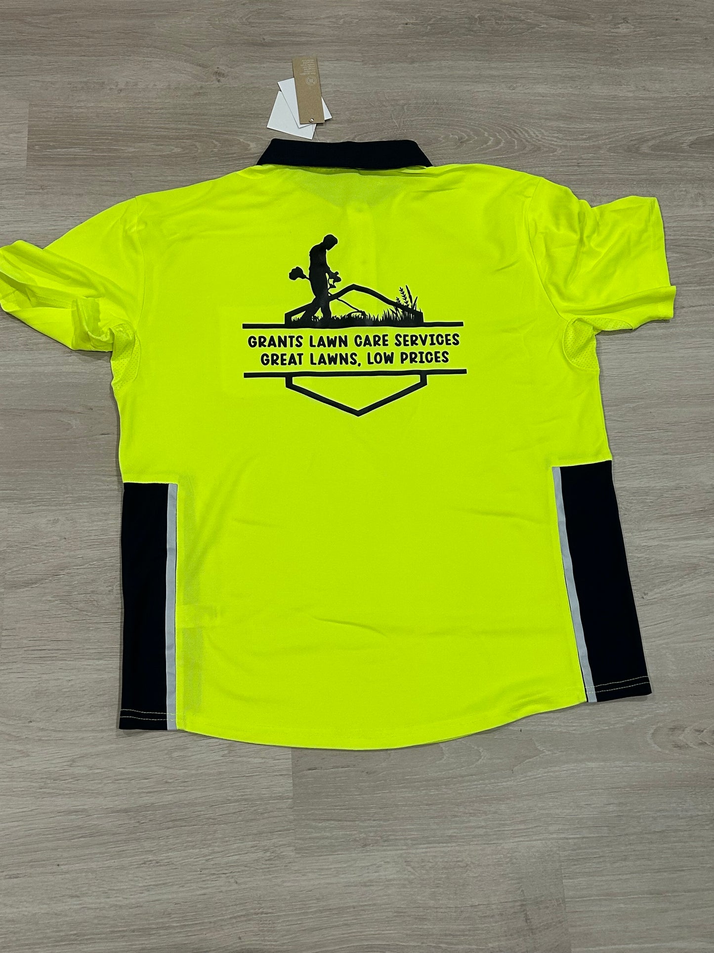 Business shirt for Grants lawn care service