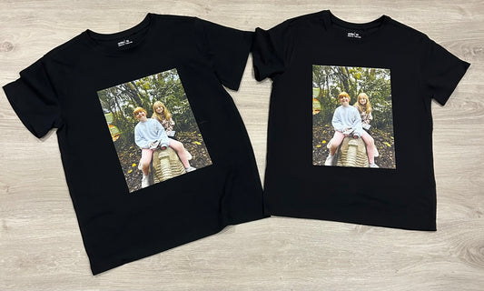 4 shirts for two girls and dad