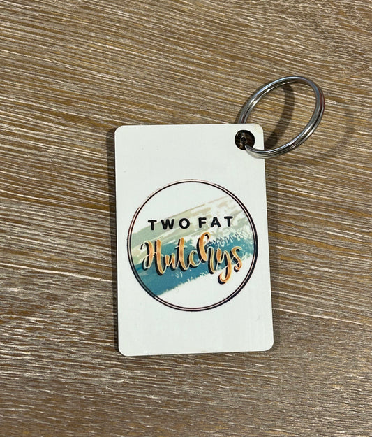 Business Keychain for Two Fat Hutchys