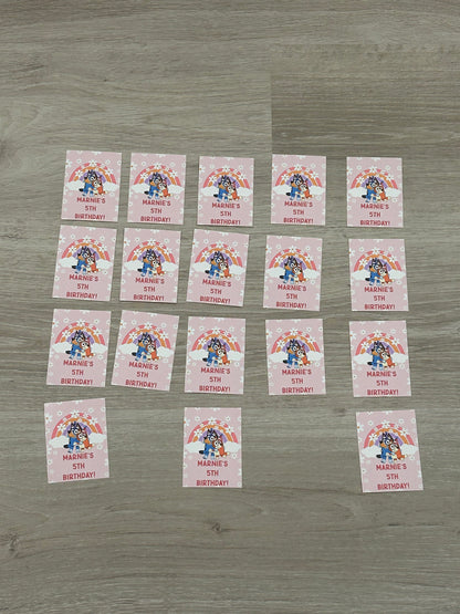 5th Birthday Stickers for bubbles