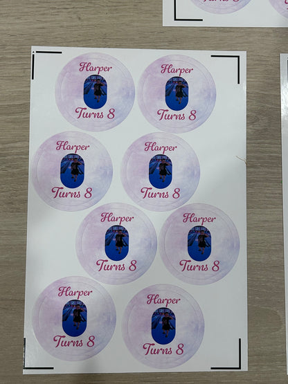 Stickers for Fairy Floss buckets