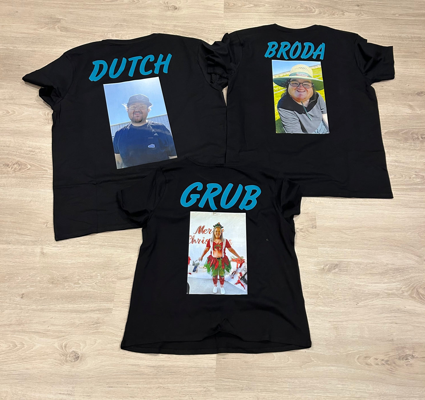 3 shirts for a foam run