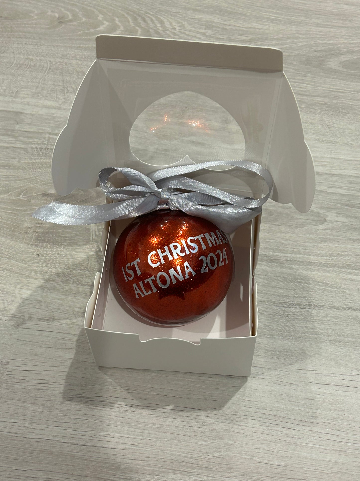 Bauble for her parents new home