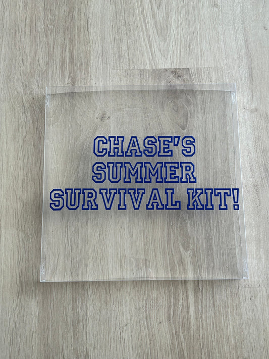 Decals to make a box of goodies extra special