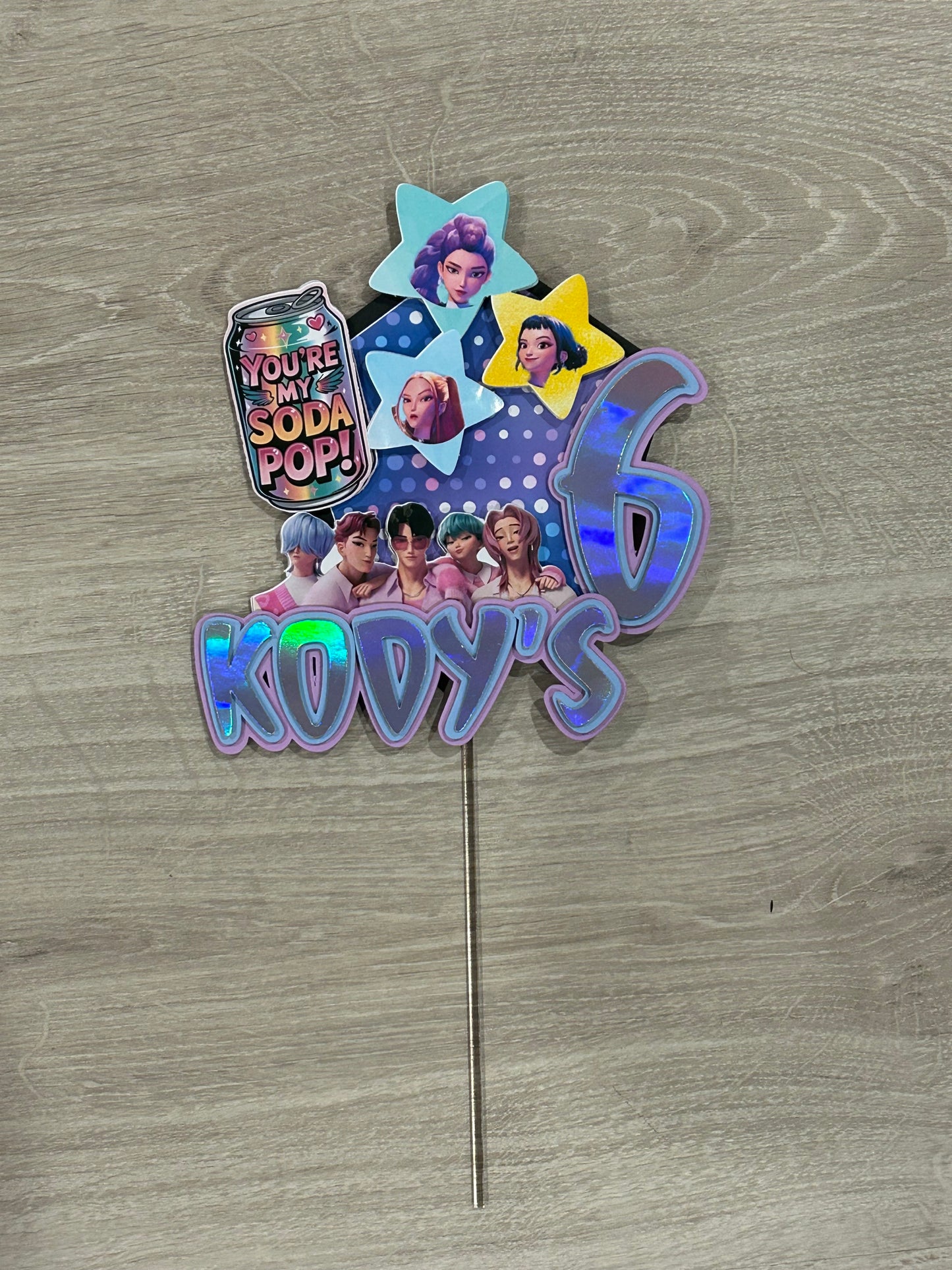 Kody’s K-Pop Demon Hunter Cake Topper