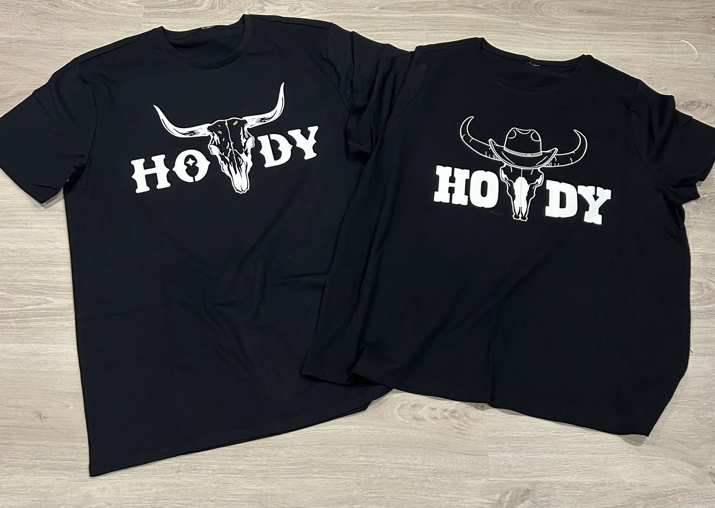 “Howdy” T-shirts