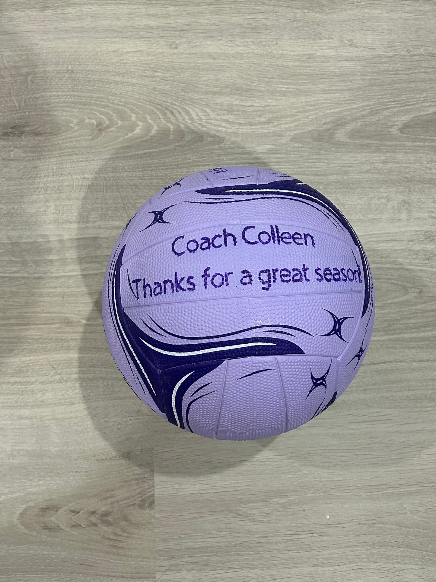 Netball Personalised for their Coach