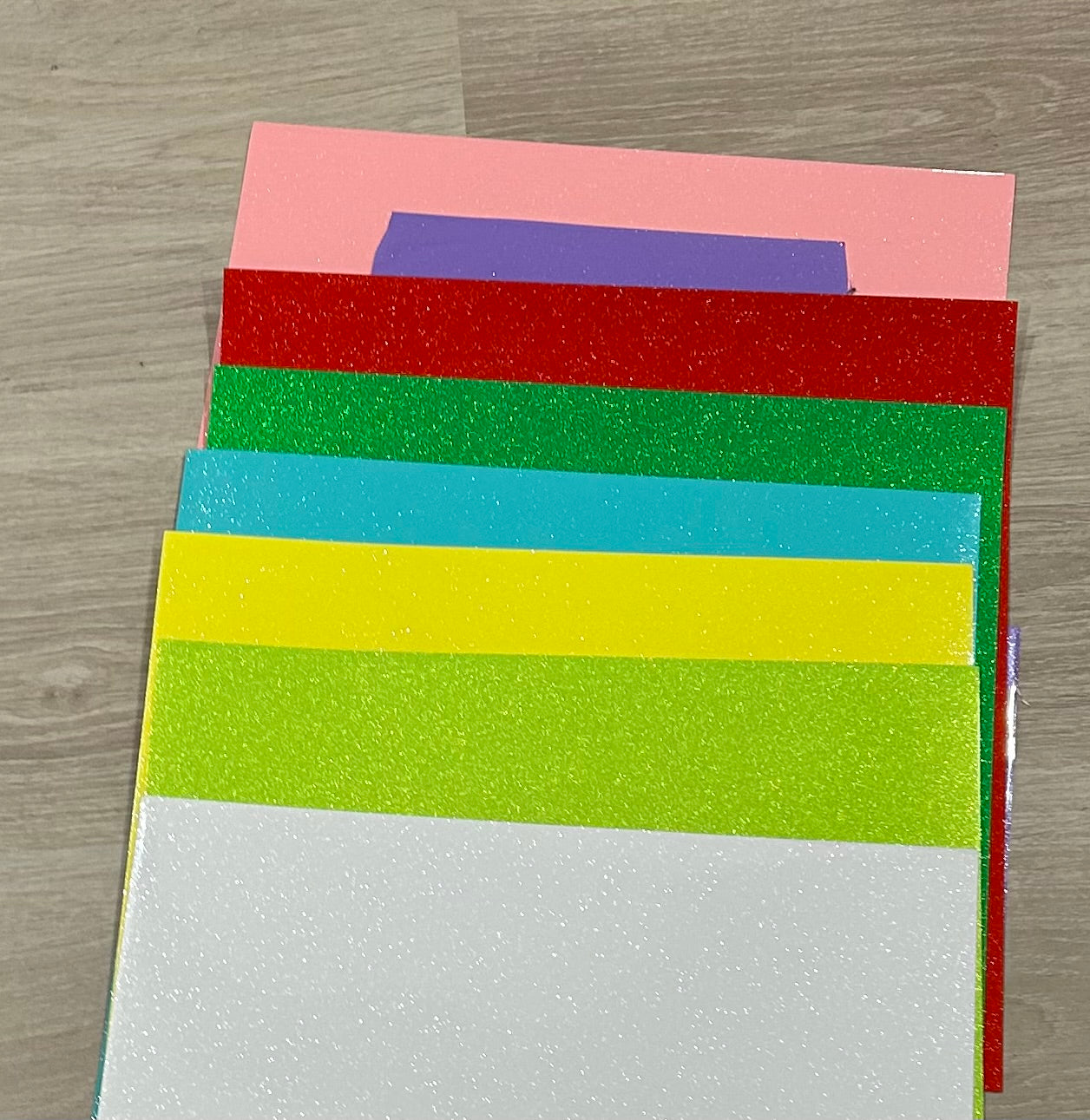 Permanent Adhesive Vinyl - Glitter