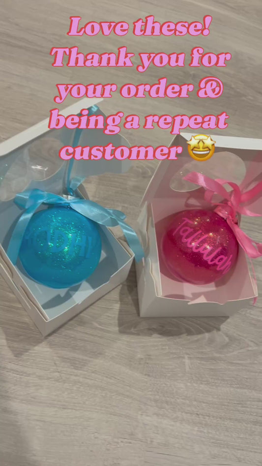Baubles for Bodhi & Tallulah