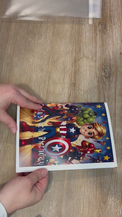 Custom colouring books with pencils