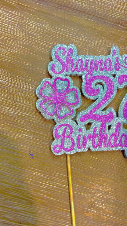 Cake topper for Shayna’s 27th