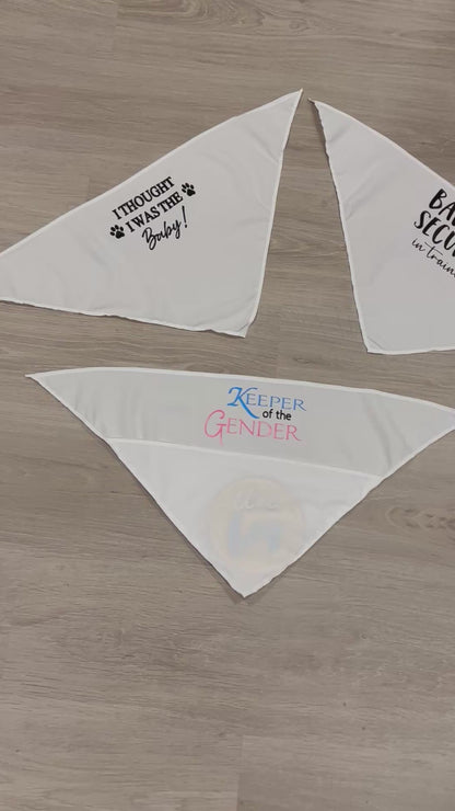 Dog Bandana gender reveal