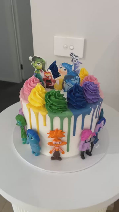 Decals for a birthday board and stickers for the balloons