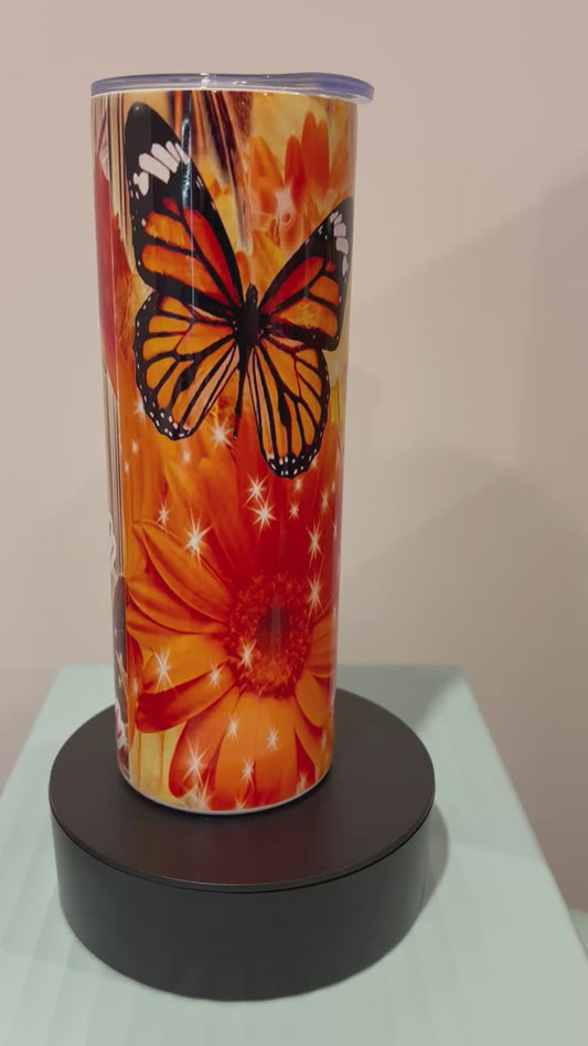 Mumma bear tumbler in autumn colours