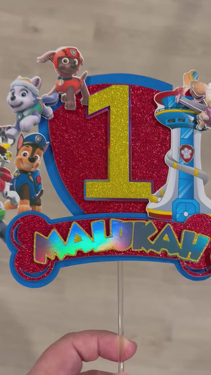 Paw Patrol Cake Topper