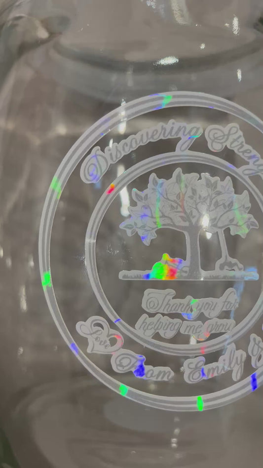 Sticker designed by us and added to their Jar