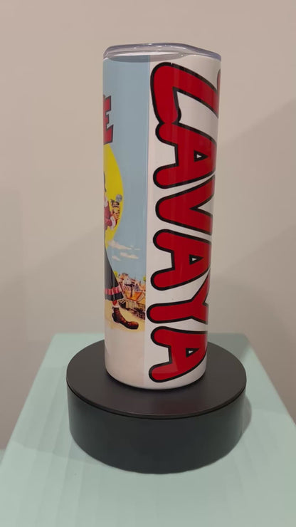 Popeye themed bottle and puzzle