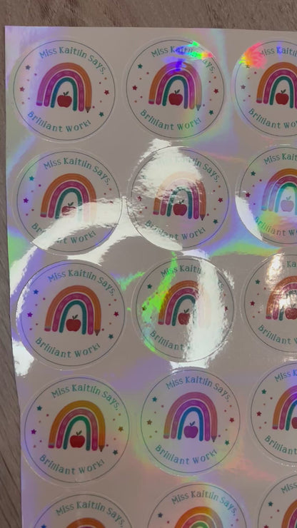 ‘Brilliant Work’ Stickers