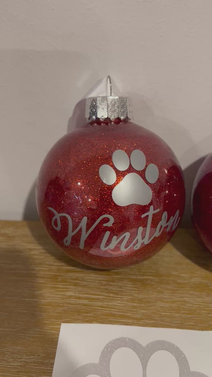 2x Baubles & a Car Decal