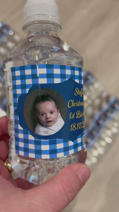 20 pop tops and 30 bottles for Stefan’s Christening and 1st Birthday