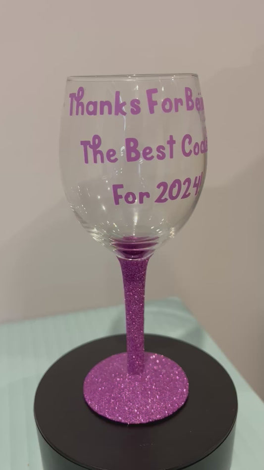 A Glass to Support the Coach