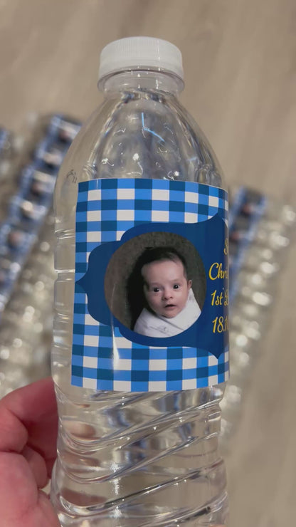 20 pop tops and 30 bottles for Stefan’s Christening and 1st Birthday