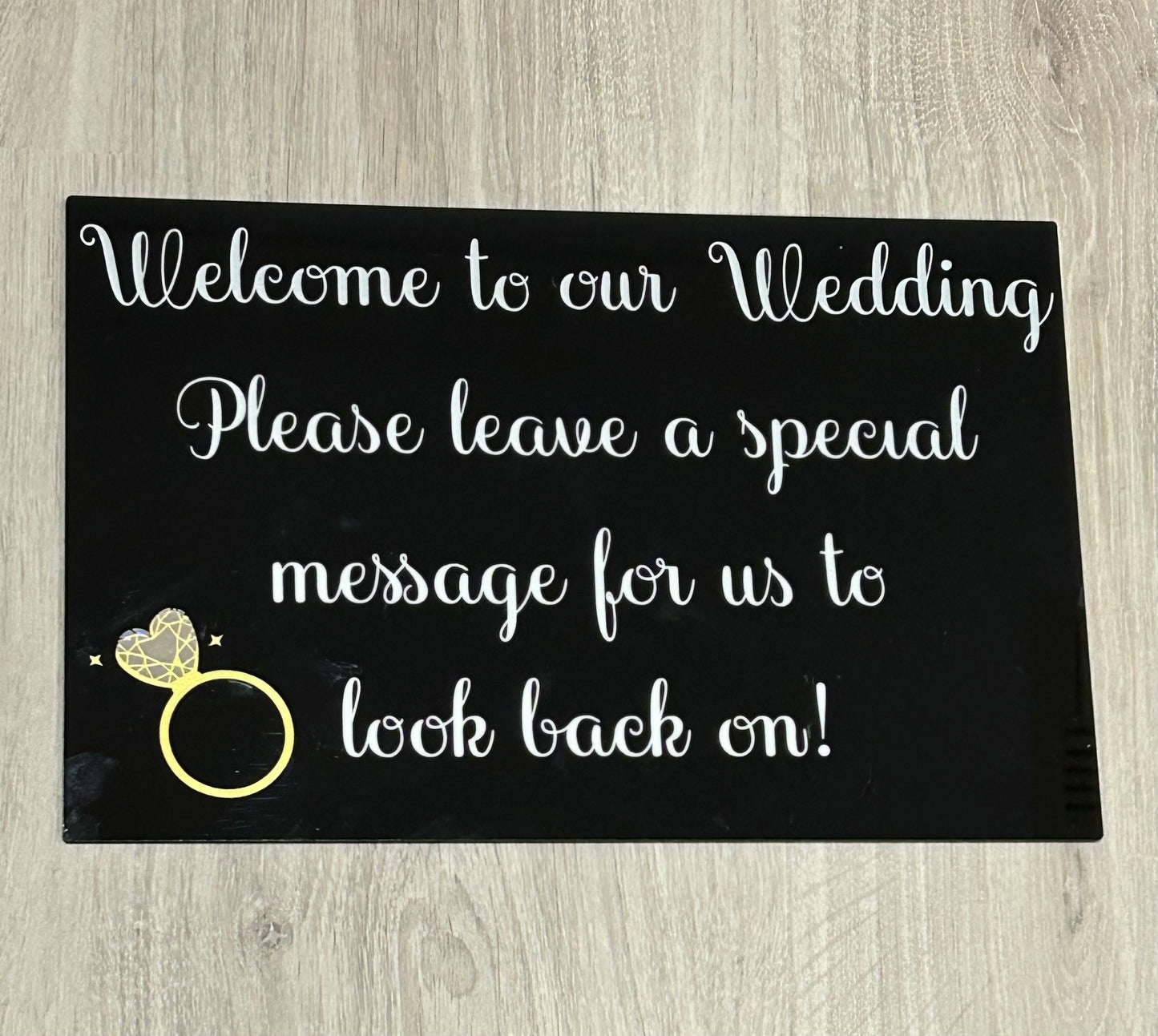 Wedding Sign for gift book